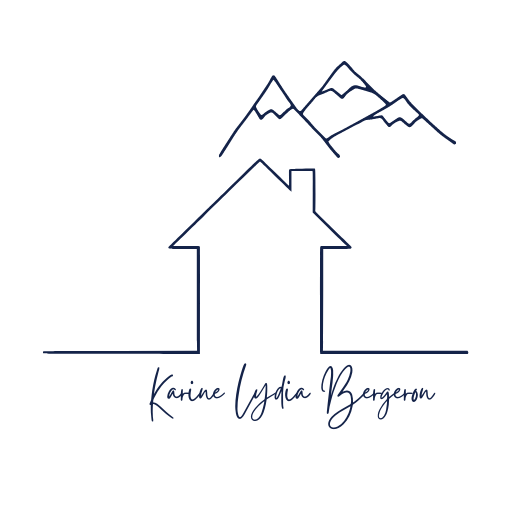 logo bleu Karine Lydia Bergeron
